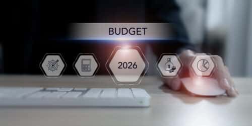 budgeting representation for year-end budgets for industrial facilities